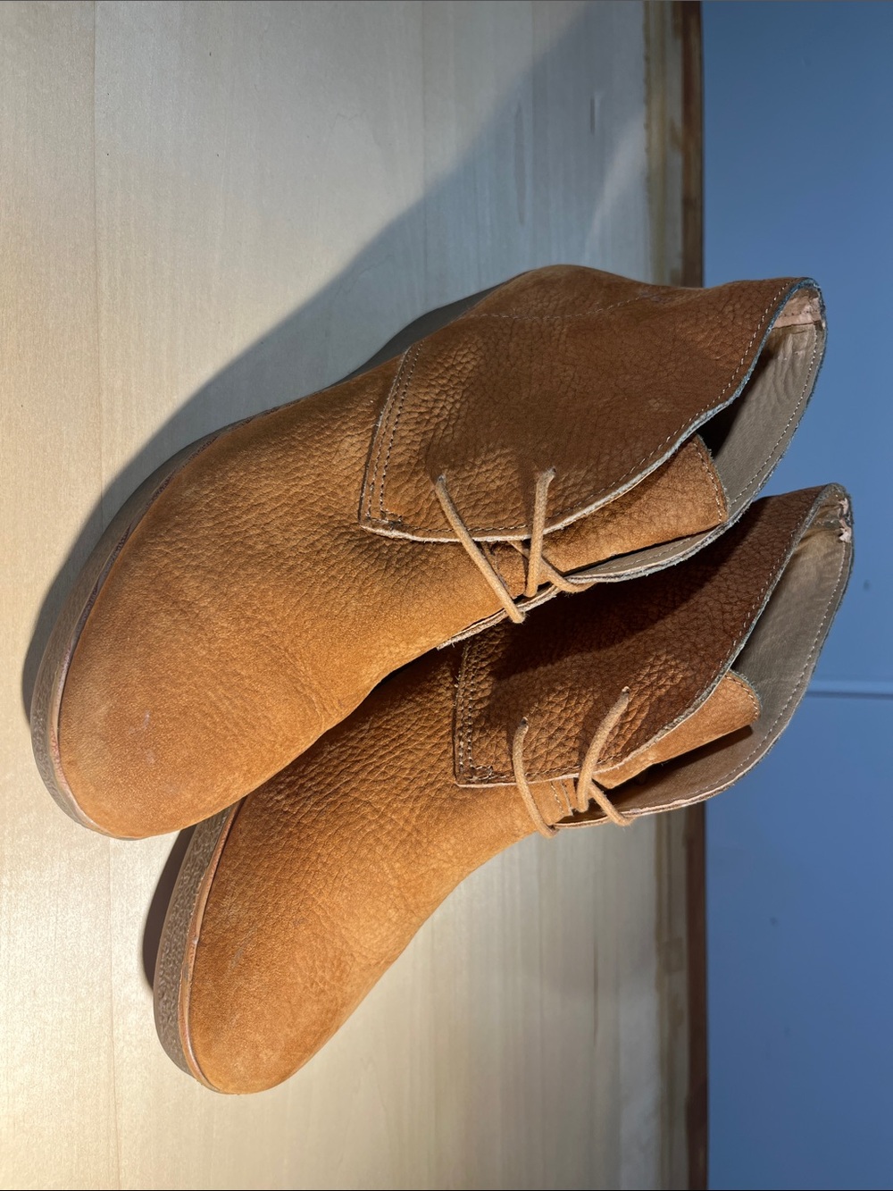 Women’s Suede Lucky Brand “Junes” Suede Boots in Tan